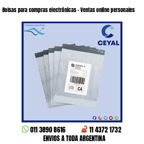 Bolsas para compras electrónicas – Ventas online personales