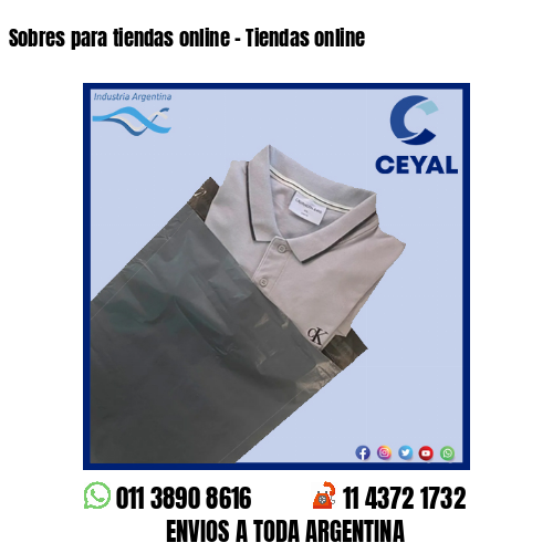 Sobres para tiendas online – Tiendas online