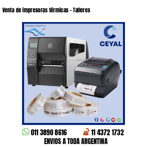 Venta de impresoras térmicas – Talleres