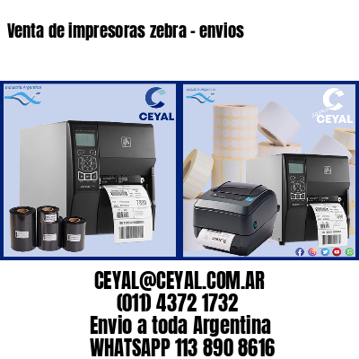 Venta de impresoras zebra – envios