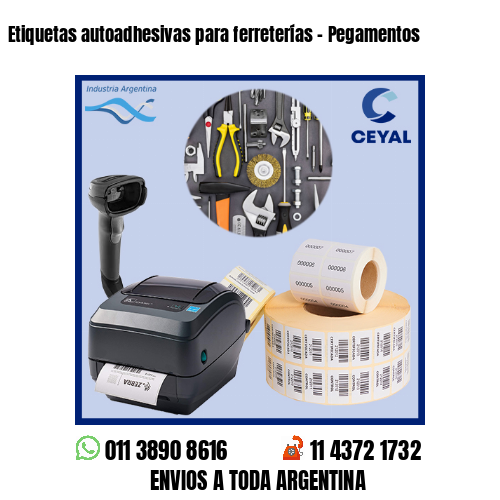 Etiquetas autoadhesivas para ferreterías – Pegamentos