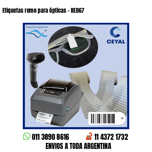 Etiquetas remo para ópticas – RED67