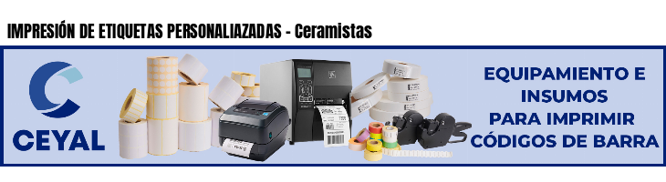 IMPRESIÓN DE ETIQUETAS PERSONALIAZADAS - Ceramistas