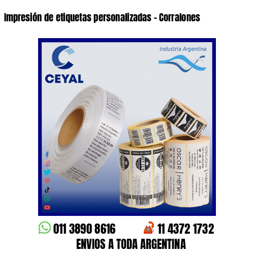 Impresión de etiquetas personalizadas – Corralones