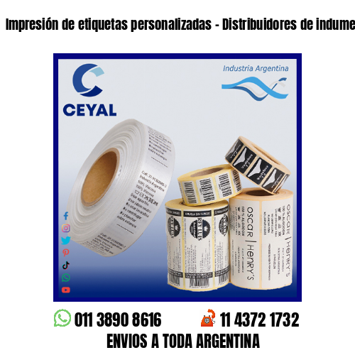 Impresión de etiquetas personalizadas – Distribuidores de indumentaria