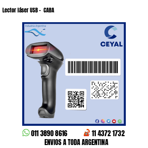 Lector láser USB –  CABA