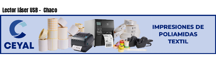 Lector láser USB -  Chaco