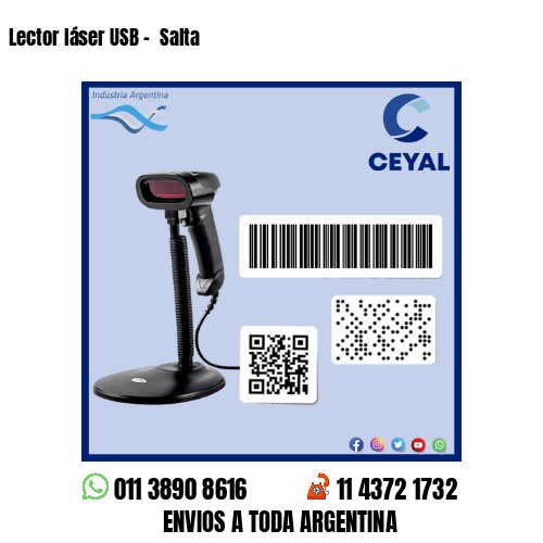 Lector láser USB –  Salta