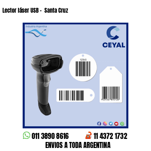 Lector láser USB –  Santa Cruz