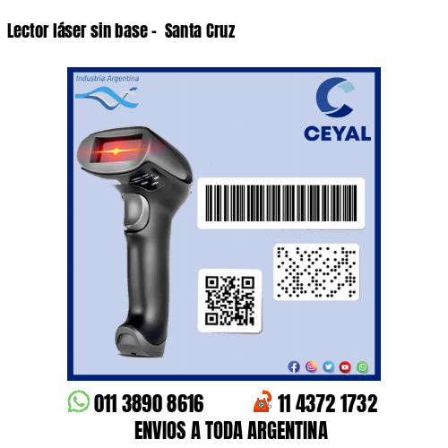 Lector láser sin base –  Santa Cruz