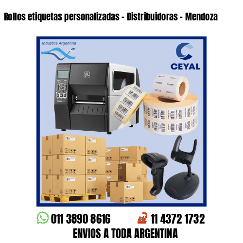 Rollos etiquetas personalizadas – Distribuidoras – Mendoza