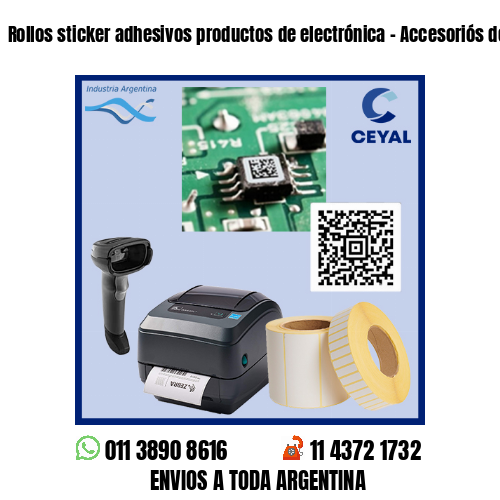 Rollos sticker adhesivos productos de electrónica – Accesoriós de telefonía