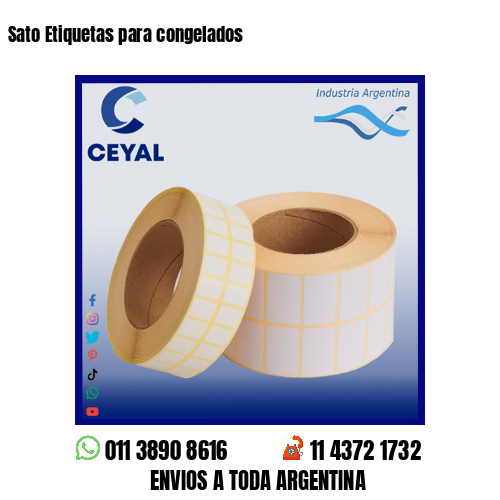 Sato Etiquetas para congelados