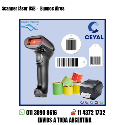 Scanner láser USB –  Buenos Aires