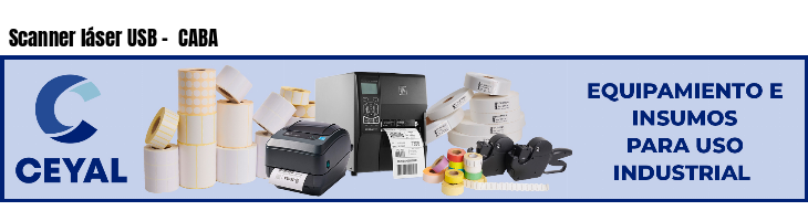 Scanner láser USB -  CABA