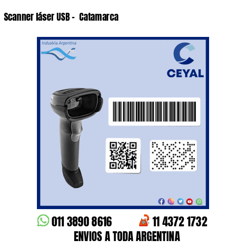Scanner láser USB –  Catamarca