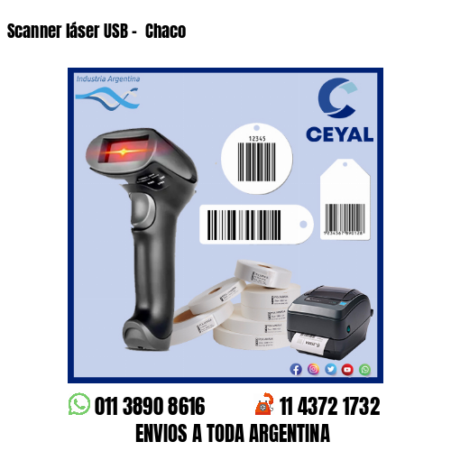 Scanner láser USB –  Chaco