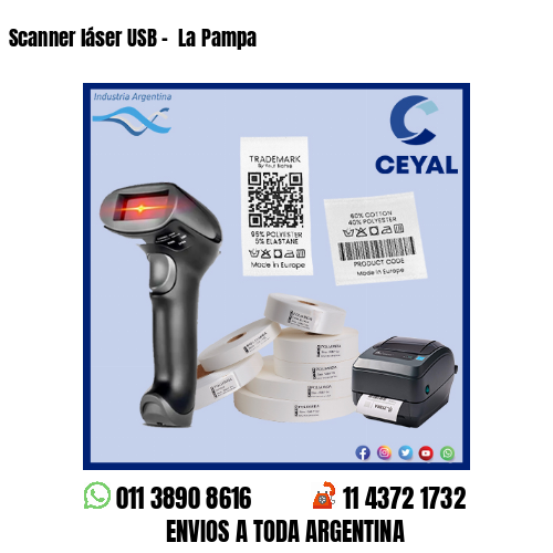 Scanner láser USB –  La Pampa