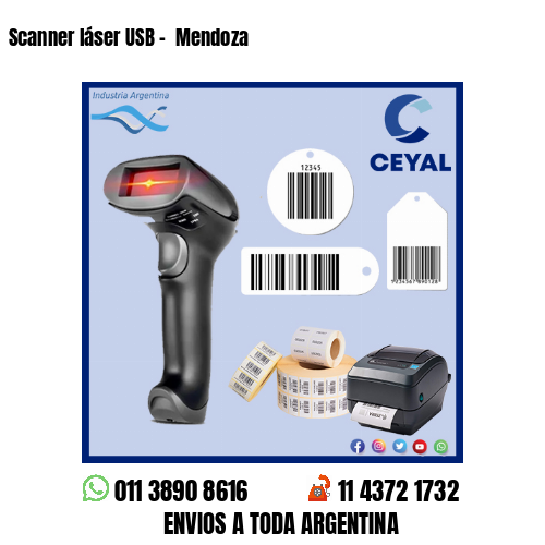 Scanner láser USB –  Mendoza