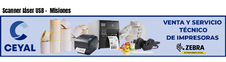 Scanner láser USB -  Misiones