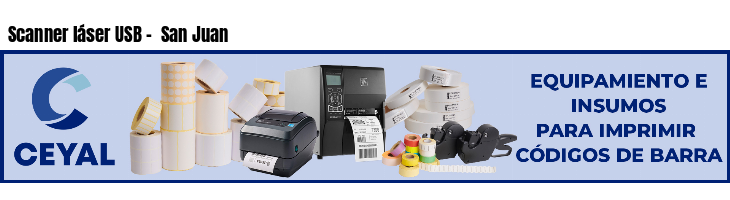 Scanner láser USB -  San Juan