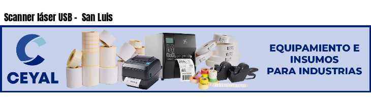 Scanner láser USB -  San Luis