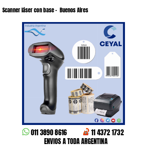 Scanner láser con base –  Buenos Aires