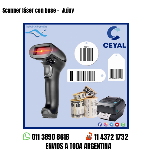 Scanner láser con base –  Jujuy