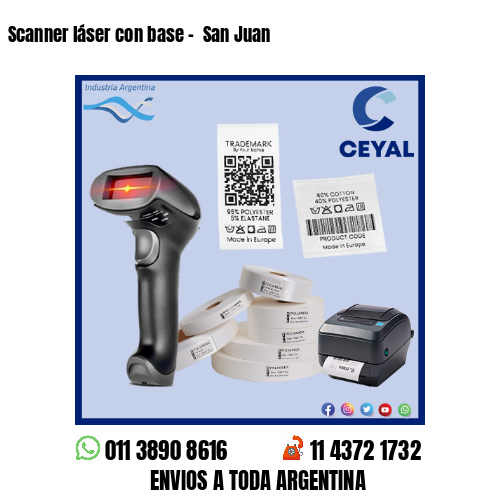 Scanner láser con base –  San Juan
