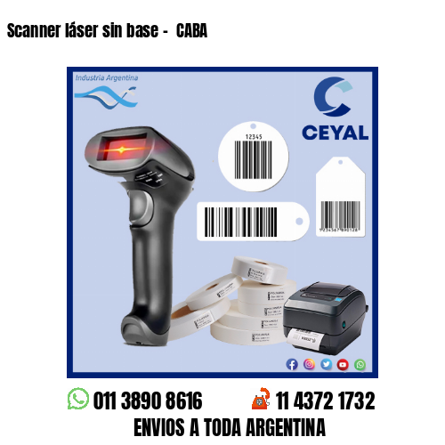 Scanner láser sin base –  CABA