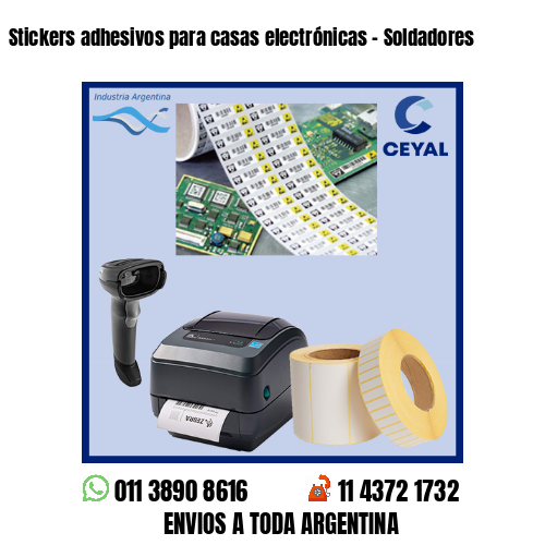 Stickers adhesivos para casas electrónicas – Soldadores