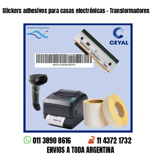 Stickers adhesivos para casas electrónicas – Transformadores