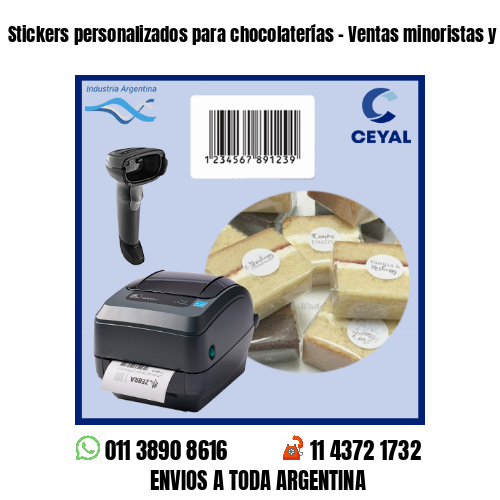 Stickers personalizados para chocolaterías – Ventas minoristas y mayoristas