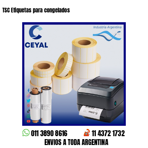 TSC Etiquetas para congelados