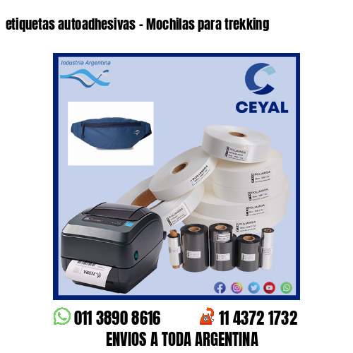 etiquetas autoadhesivas – Mochilas para trekking