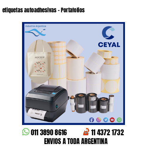 etiquetas autoadhesivas – Portafolios