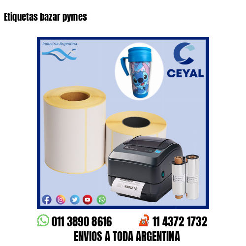 Etiquetas bazar pymes