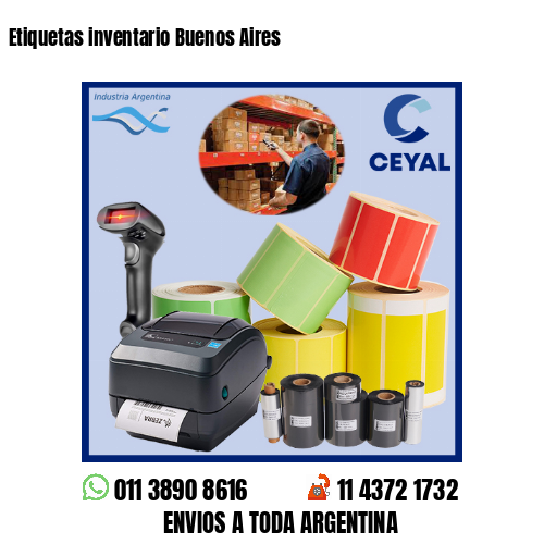 Etiquetas inventario Buenos Aires