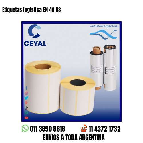 Etiquetas logistica EN 48 HS