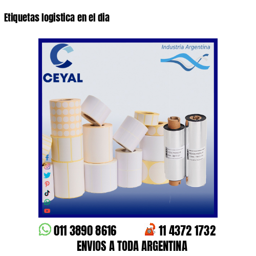 Etiquetas logistica en el dia