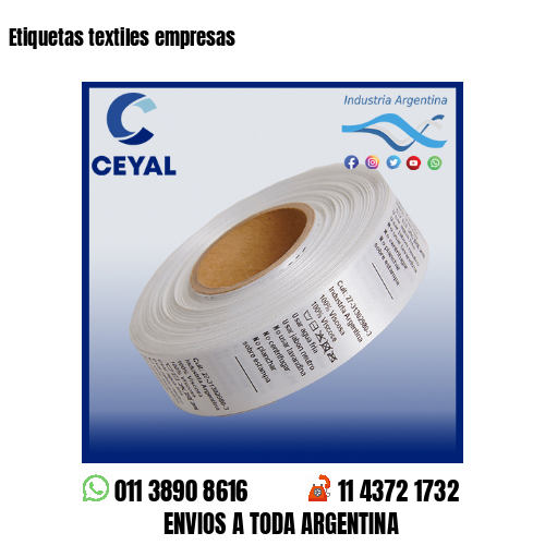 Etiquetas textiles empresas