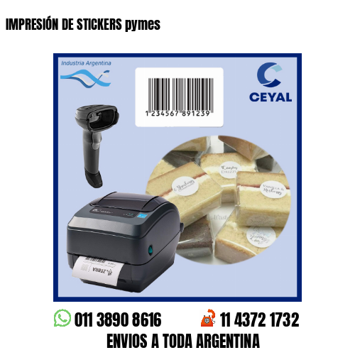 IMPRESIÓN DE STICKERS pymes