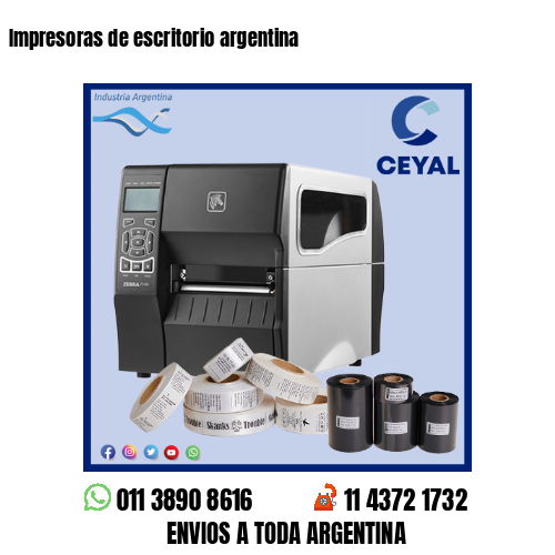 Impresoras de escritorio argentina