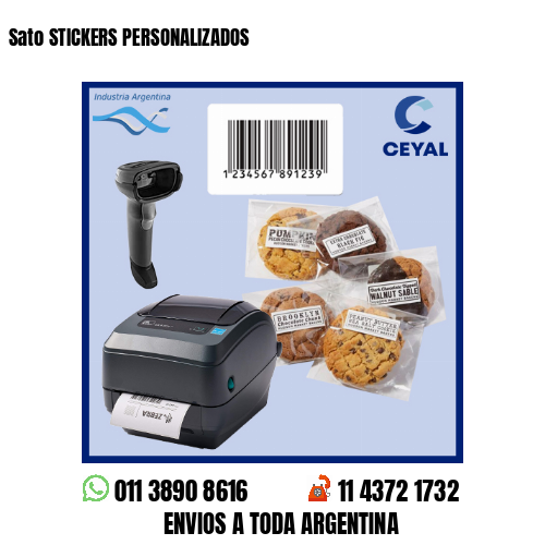 Sato STICKERS PERSONALIZADOS