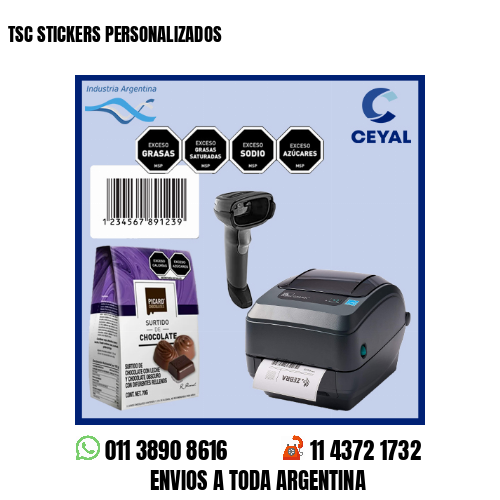 TSC STICKERS PERSONALIZADOS