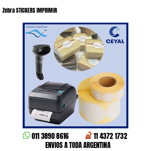 Zebra STICKERS IMPRIMIR