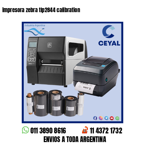 impresora zebra tlp2844 calibration