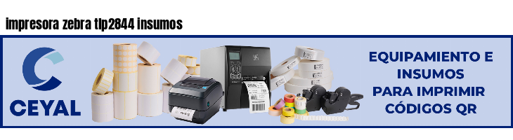 impresora zebra tlp2844 insumos