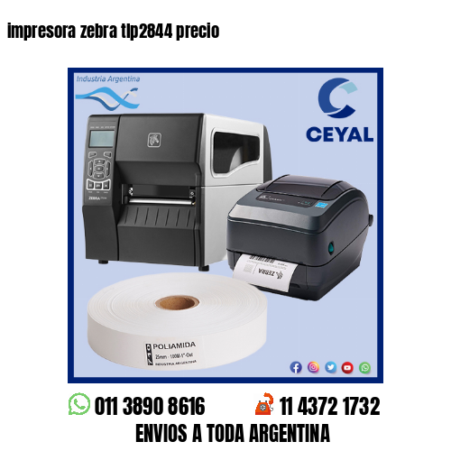 impresora zebra tlp2844 precio