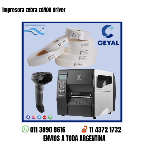 impresora zebra zd400 driver